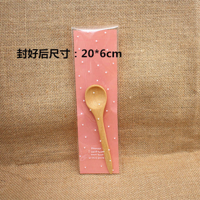 Wholesale 100PCS Long Baking Self-adhesive Bag Cookie Bag Biscuit Ziplock Bag